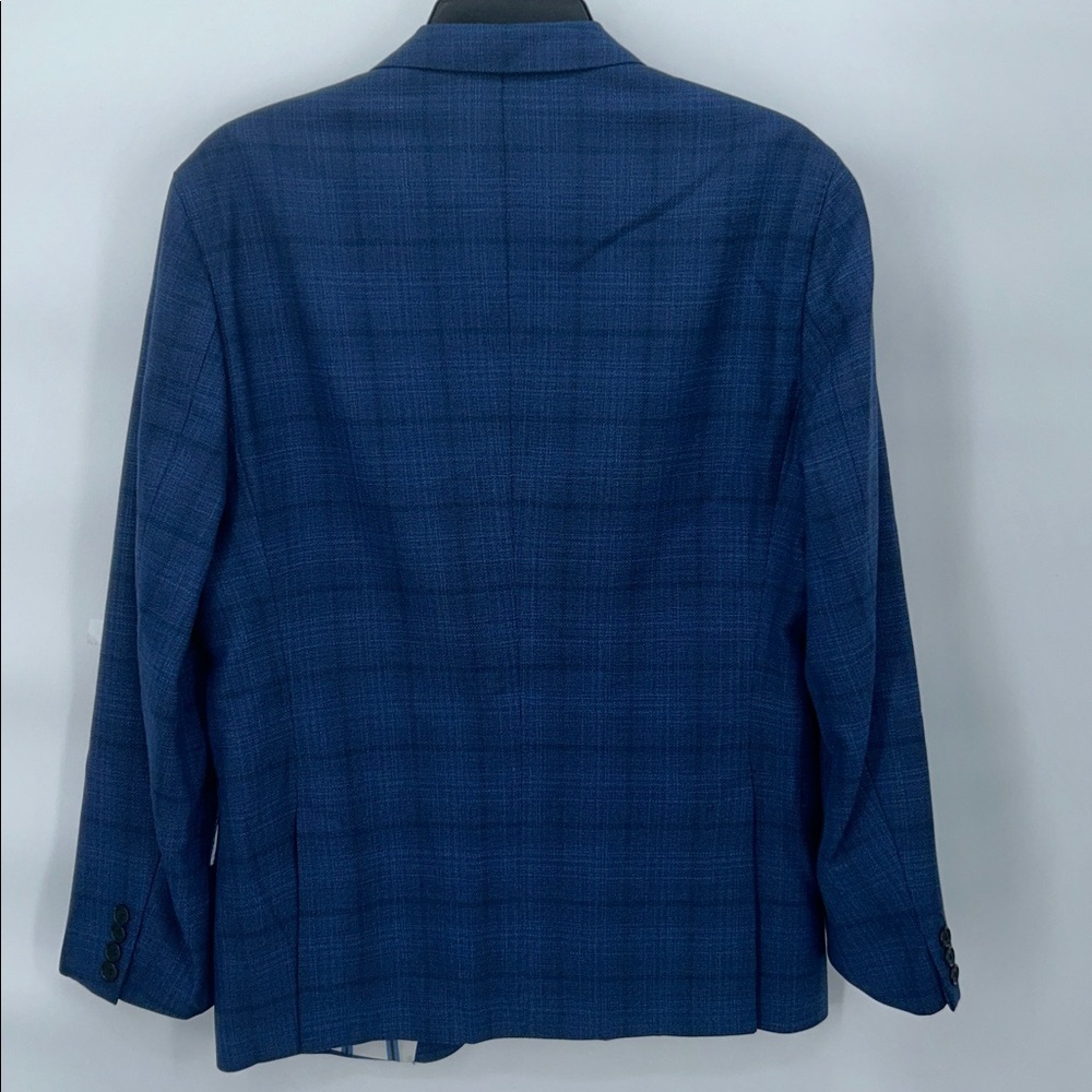 Hugo Boss Guabello Super 120 Blue Wool Blazer Sport Coat 40S Mens - Picture 6 of 12